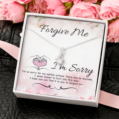 Forgive Me, 14K white  ALLURING BEAUTY necklace