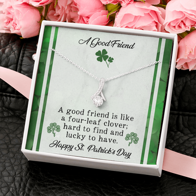 Alluring neclace saint patrick gift