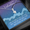 To My Dear Valentine, 14K white ALLURING BEAUTY necklace