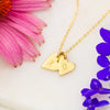 "To My Girlfriend" Sweetest Hearts Necklace-017