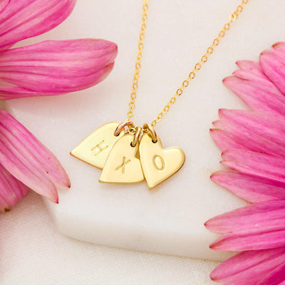 "To My Wife" Sweetest Hearts Necklace-001