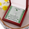 Alluring neclace saint patrick gift