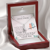 To My Special Someone, 14k White Alluring Beauty Necklace