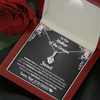 To The Mother Of The Groom, 14k White Alluring Beauty Necklace