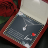 To My Future Wife, 14k White ALLURING BEAUTY necklace
