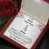 To The Mother Of The bride, 14K white ALLURING BEAUTY necklace