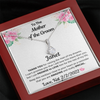To The Mother Of The Groom, 14K white ALLURING BEAUTY necklace