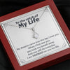 To The Catch of my life , 14k White Alluring Beauty Necklace