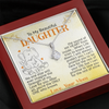 To My Beautiful Daughter, 14k White Alluring Beauty Necklace