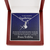 To My Favorite Sagittarius, 14k white ALLURING BEAUTY necklace