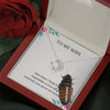 To My wife Love Knot Necklace-002