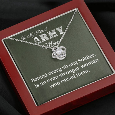 "To My Proud Army Mom" Love Knot-2