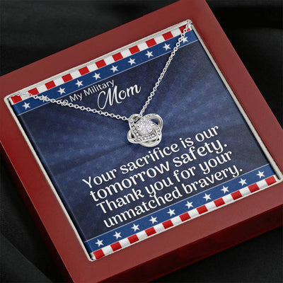 "To My Military Mom" Love Knot-21