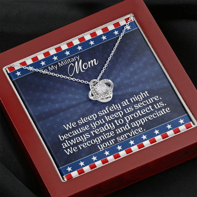 "To My Military Mom" Love Knot-24