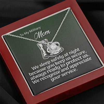 "To My Military Mom" Love Knot-31