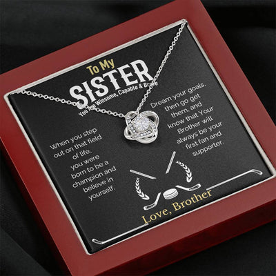 "To My Sister" Love Knot-010
