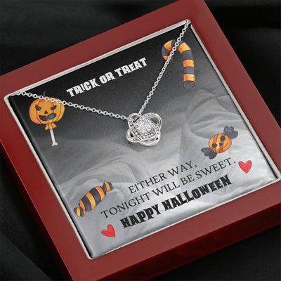 "Happy Halloween" Love Knot-8