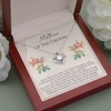 Mother Of The Groom, 14K white Love Knot Necklace