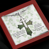 Artisan crafted cross necklace St. Patrick